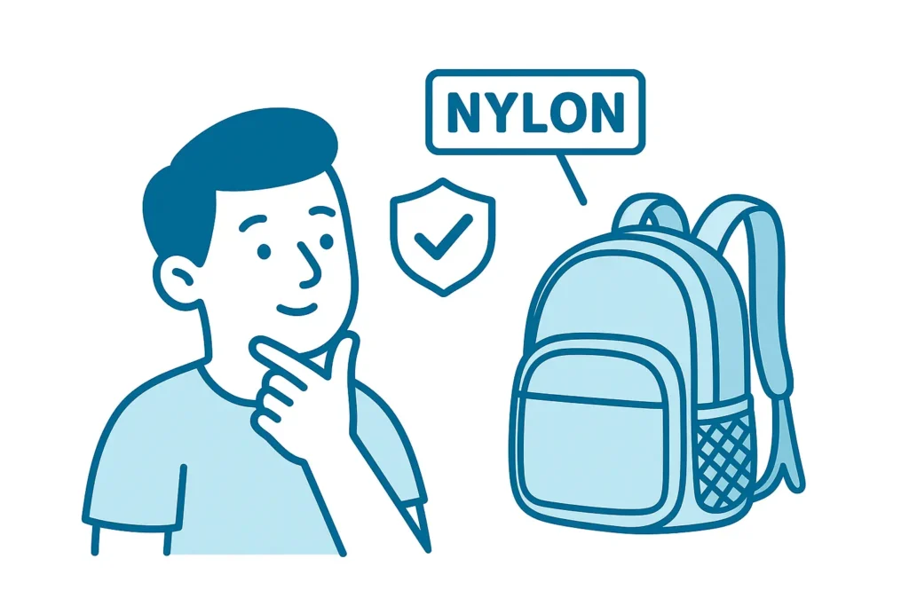 Caricatura de un hombre pensando en el mejor material para su mochila de padel