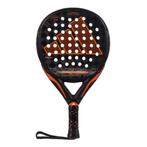 Imagen frontal de la pala de padel adidas adipower control 3.3 multiweight del jugador profesional Alex Ruiz