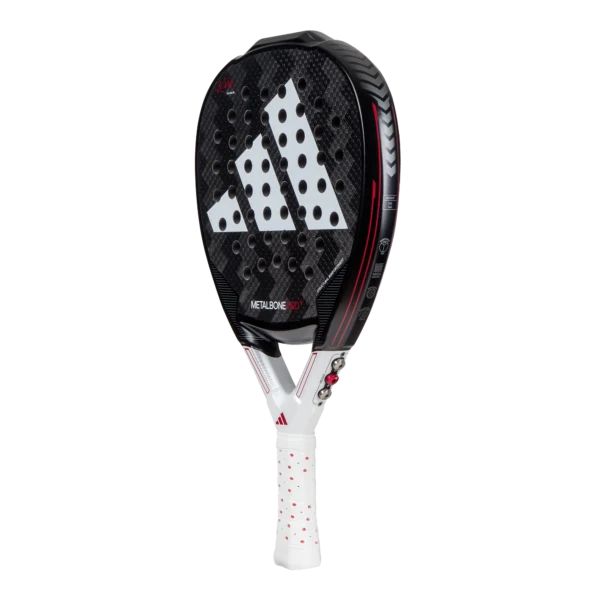 Imagen lateral de la pala de padel adidas metalbone hrd 3.3 del jugador de padel profesional Ale Galan