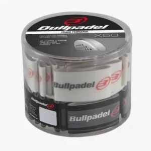 Pack de 50 protectores para pala de padel en color negro y transparante