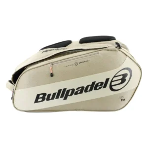Vista frontal del bolso de padel bullpadel vertex woman 2025 en color piedra