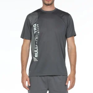 Polera de padel para hombre bullpadel en color gris oscuro