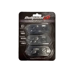 Protector para pala de padel bullpadel custom weight en color negro
