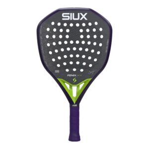 Pala Siux Fenix Pro Glow Purple 2026 Leo Augsburger + Protector y grip